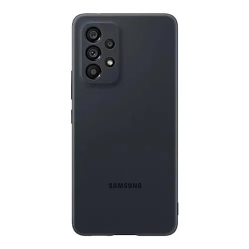 Produktbild: Samsung Silicone Cover EF-PA536 für Galaxy A53 5G, Smartphone Cover, Handy-Hülle, Silikon, Schutz Case, stoßfest, dünn und griffig, Black