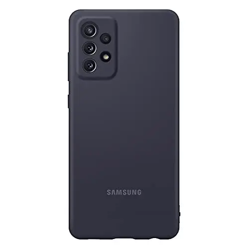 Produktbild: Samsung Silicone Smartphone Cover EF-PA725 für Galaxy A72 Handy-Hülle, Silikon, Schutz Case, stoßfest, dünn und griffig, Schwarz