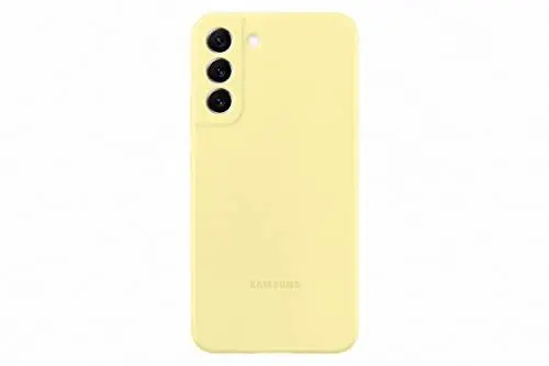 Produktbild: Samsung Silicone Smartphone Cover EF-PS906 für das Galaxy S22+, Handy-Hülle, Silikon, Schutz Case, stoßfest, dünn und griffig, Gelb
