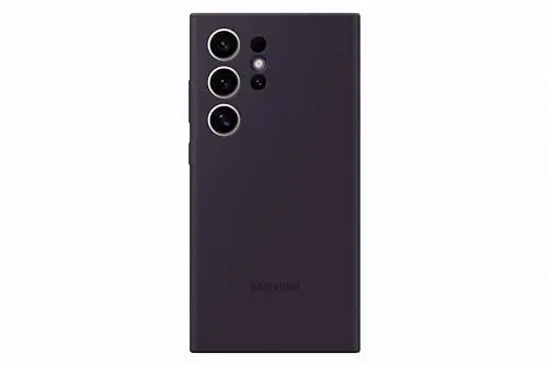 Produktbild: Samsung Silicone Smartphone EF-PS928 für Galaxy S24 Ultra, Handy-Hülle, Silikon, Kratzfest, Schlankes Design, Dark Violet