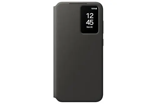 Produktbild: Samsung Smart View Wallet Case EF-ZS721 für Galaxy S24 FE, Smartphone-Cover, Handy-Hülle, Kartenfach, Sichtfenster, Black
