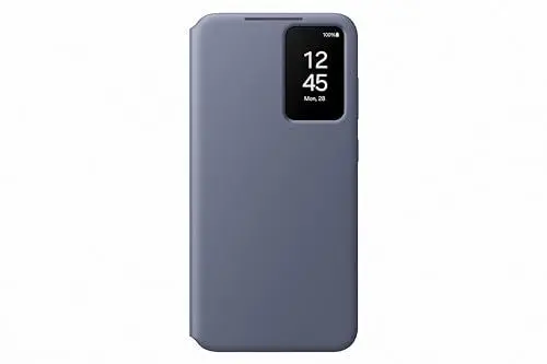 Produktbild: Samsung Smart View Wallet Smartphone Case EF-ZS926 für Galaxy S24+, Handy-Hülle, Kartenfach, Sichtfenster, Violet