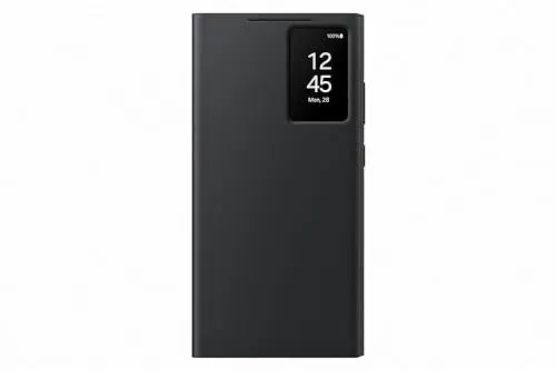 Produktbild: Samsung Smart View Wallet Smartphone Case EF-ZS928 für Galaxy S24 Ultra, Handy-Hülle, Kartenfach, Sichtfenster, Black