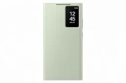 Produktbild: Samsung Smart View Wallet Smartphone Case EF-ZS928 für Galaxy S24 Ultra, Handy-Hülle, Kartenfach, Sichtfenster, Light Green