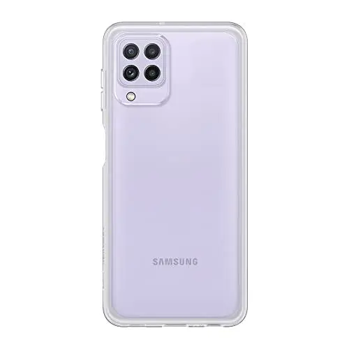 Produktbild: Samsung Soft Clear Cover Smartphone Cover EF-QA225 für Galaxy A22 Handy-Hülle, extra-dünn und griffig, Schutz Case, durchsichtig, Transparent