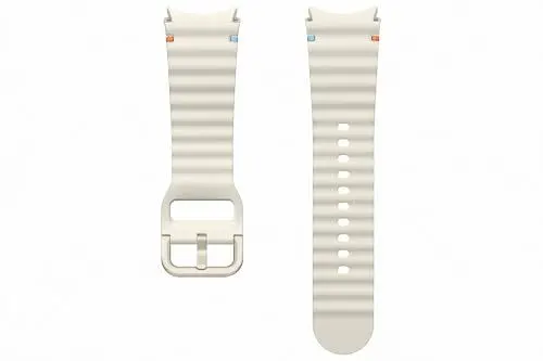 Produktbild: Samsung Sport Band (S/M) ET-SNL30 für die Galaxy Watch7 | Uhrenarmband, Sport Armband, Original Zubehör, elastisch, langlebig, guter Sitz, Cream
