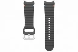 Produktbild: Samsung Sport Band (S/M) ET-SNL30 für die Galaxy Watch7 | Uhrenarmband, Sport Armband, Original Zubehör, elastisch, langlebig, guter Sitz, Dark Gray
