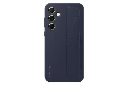 Produktbild: Samsung Standing Grip Smartphone Case EF-GA556 für das Galaxy A55 5G, Handyhülle, Fingerhalterung, Schlankes Design, Blue Black