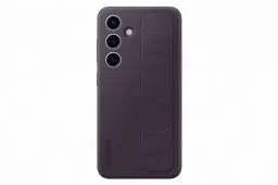 Produktbild: Samsung Standing Grip Smartphone Case EF-GS921 für Galaxy S24, Handy-Hülle, Fingerhalterung, Schlankes Design, Dark Violet