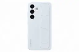 Produktbild: Samsung Standing Grip Smartphone Case EF-GS921 für Galaxy S24, Handy-Hülle, Fingerhalterung, Schlankes Design, Light Blue
