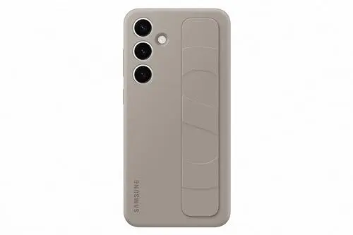 Produktbild: Samsung Standing Grip Smartphone Case EF-GS926 für Galaxy S24+, Handy-Hülle, Fingerhalterung, Schlankes Design, Taupe