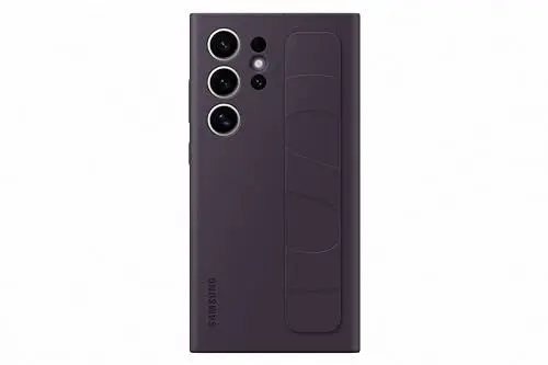 Produktbild: Samsung Standing Grip Smartphone Case EF-GS928 für Galaxy S24 Ultra, Handy-Hülle, Fingerhalterung, Schlankes Design, Dark Violet