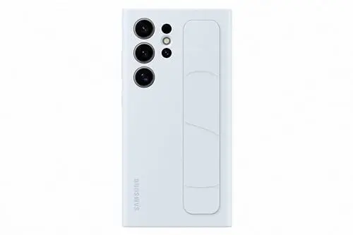 Produktbild: Samsung Standing Grip Smartphone Case EF-GS928 für Galaxy S24 Ultra, Handy-Hülle, Fingerhalterung, Schlankes Design, Light Blue
