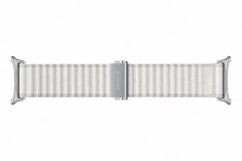 Produktbild: Samsung Trail Armband ET-SVL70 für die Galaxy Watch Ultra | Uhrenarmband, Atmungsaktives Arbmand, Original Zubehör, weiches Material, guter Sitz, Hakenverschluss, White