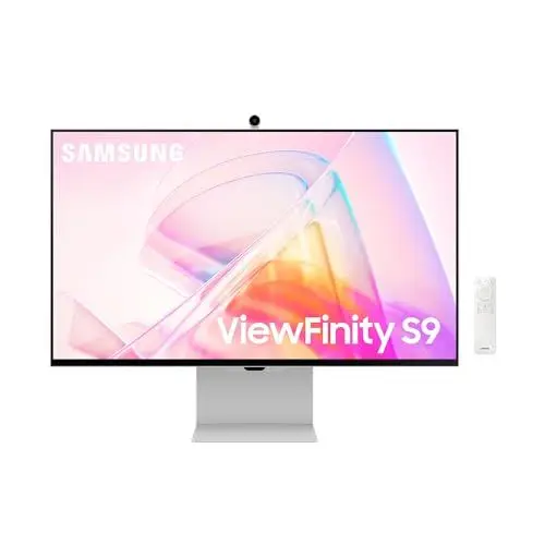 Produktbild: Samsung ViewFinity S90PC High Resolution 5K-PC-Monitor 27 Zoll, Thunderbolt 4, DisplayPort, Mattes Display, 4K-Slimfit-Kamera, Schlankes Metall-Design, AirPlay, Smart TV, Gaming Hub, LS27C902PAUXEN