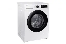Produktbild: Samsung Waschmaschine, 9 kg, 1.400 U/min, EEK: A, Mikroplastik-Programm, Ecobubble, 14 Programme, WiFi SmartControl, Weiß/Schwarz, WW9ECGC04AAEEG