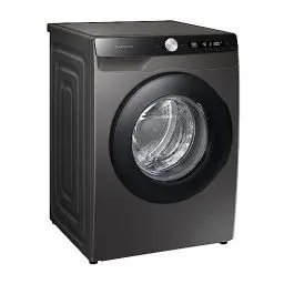 Produktbild: Samsung Waschmaschine, 8 kg, 1400 U/min, Ecobubble, Automatische Waschmittel- und Weichspülerdosierung, Inox/Schwarz, WW80T534AAXAS2