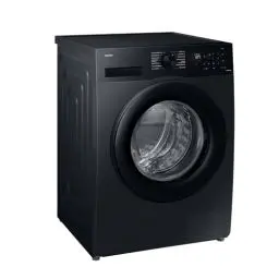 Produktbild: Samsung Waschmaschine, 9 kg, 1.400 U/min, EEK: A, Mikroplastik-Programm, Ecobubble, 14 Programme, WiFi SmartControl, Schwarz, WW90CGC04AABEG