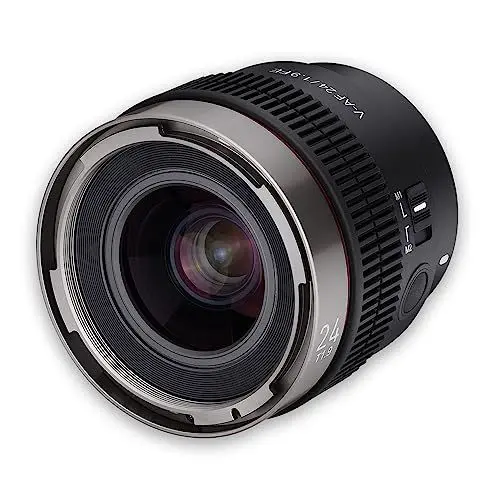 Produktbild: SAMYANG V-AF 24mm T1, 9 FE für Sony E, Videoobjektiv, Auto Fokus Objektiv, Cine Lens 8K Unterstützung, Custom Switch und Button