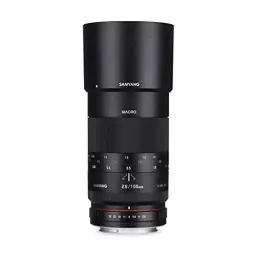 Produktbild: Samyang 100mm F2.8 Makro für Nikon F – Vollformat und APS-C Macro Teleobjektiv Festbrennweite für Nikon F-Mount, manueller Fokus, für Nikon D6, D780, D850, D5, D750, D3500, D7500, D500