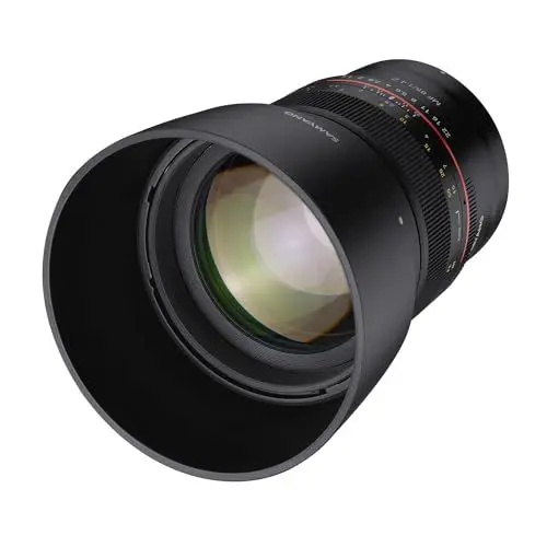Produktbild: SAMYANG MF 85mm F1,4 Z für Nikon Z Vollformat Portrait Objektiv für Z-Mount, geeignet für Nikon Z, manueller Fokus, für Nikon Z 6II, Nikon Z 7II, Nikon Z 5, Nikon Z 50, Nikon Z 6, Nikon Z 7 22795 Schwarz 103 cm