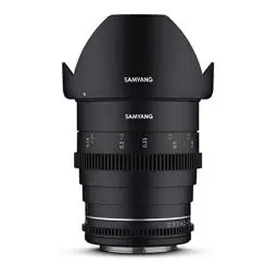 Produktbild: Samyang 23002 MF 24mm T1,5 VDSLR MK2 Nikon F – lichtstarkes T1,5 Weitwinkel Cine- und Video Objektiv für Nikon F Mount, 24 mm Festbrennweite, Follow Focus Zahnkränze Vollformat und APS-C, 8K Auflösung