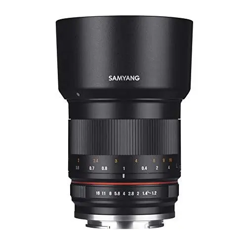 Produktbild: Samyang MF 50mm F1.2 APS-C Sony E schwarz - manuelles Foto Objektiv mit 50mm Festbrennweite für APS-C Kameras mit Sony E-Mount, ideal für Portrait, sanftes Bokeh, kompakt und leicht