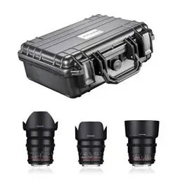 Produktbild: Samyang Video Objektiv - DSLR Basic Set Canon EF schwarz