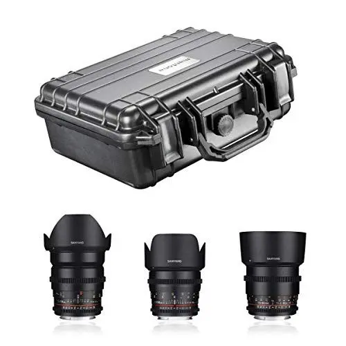 Produktbild: Samyang Video Objektiv - DSLR Basic Set Canon EF schwarz
