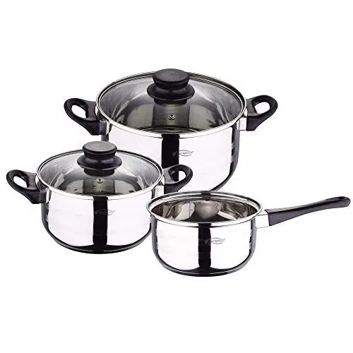 Produktbild: San Ignacio 5-teiliges Kochgeschirr-Set, Edelstahl, Silber, 30 cm