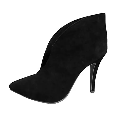 Produktbild: LOYYVE Sexy Spitzschuhe für Damen, Pumps mit hohen Absätzen, Abendschuhe, Keilabsatz, Schwarz, 42, Schwarz, 42 EU, Schwarz, 42 EU