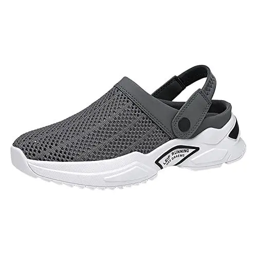 Produktbild: Sandalen Herren Leder Elegant Freizeit Sport Sportsandalen Outdoorsandalen Geschlossene Outdoor Trekkingsandalen Bequeme Sommerschuhe Strand Pantoletten Wanderschuhe Lässige Sommer