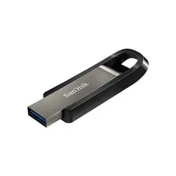 Produktbild: SanDisk Extreme GO USB 3.2 Flash-Laufwerk 128 GB (Highspeed USB, Lese- und Schreibgeschwindigkeit 400 MB/s und 180 MB/s, SecureAccess, RescuePRO Deluxe)