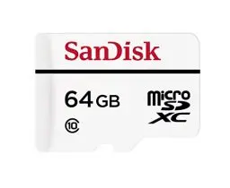 Produktbild: SanDisk High Endurance Video Monitoring 64GB bis zu 20MB/Sek, Class 10 Speicherkarte