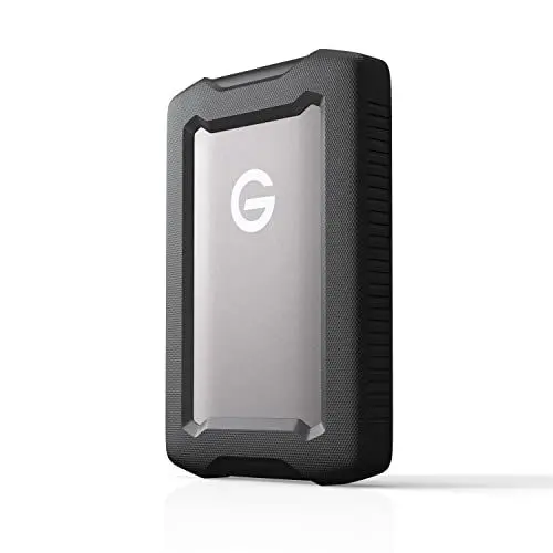 Produktbild: SanDisk PROFESSIONAL G-DRIVE ArmorATD 5 TB mobile Festplatte, All-Terrain Festplatte, USB-C-fähig, 135 MB/s, für Mac und Windows, wasser- und staubfest
