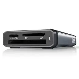 Produktbild: SanDisk PROFESSIONAL PRO-READER Multi-Card, High-Performance-Kartenleser für CF-, SD- und microSD-Karten, kompatibel mit USB-C, schnelle Übertragung