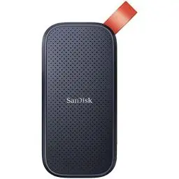 Produktbild: SanDisk Portable SSD 1 TB (externe Festplatte mit SSD Technologie 2,5 Zoll, 520 MB/s Übertragungsraten, robustes Laufwerk, robuste Befestigungsschlaufe aus strapazierfähigem Gummi) grau