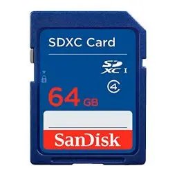 Produktbild: SanDisk SDXC 64GB Class 4 Speicherkarte