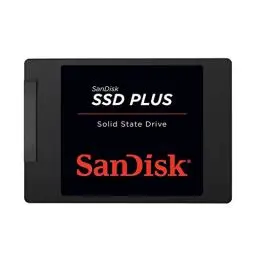 Produktbild: SanDisk SSD Plus interne SSD Festplatte 240 GB (schnelleres Hoch,-Herunterfahren und Laden, Lesegeschwindigkeit 530 MB/s, Schreibgeschwindigkeit 440 MB/s, stoßfest) Festkörper-Laufwerk