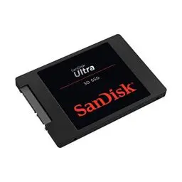 Produktbild: SanDisk Ultra 3D SSD 4 TB interne SSD (SSD intern 2,5 Zoll, stoßbeständig, 3D NAND, nCache 2.0-Technologie, 560 MB/s Übertragungsraten) Schwarz, Festkörper-Laufwerk