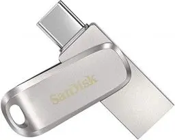 Produktbild: SanDisk Ultra Dual Drive Luxe USB Type-C and Type-A 1TB, up to 150MB/s, USB 3.1 Gen 1, All Metal, 2-in-1 Device