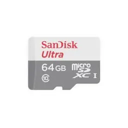 Produktbild: SanDisk Ultra microSDXC 64GB bis zu 48 MB/Sek, Class 10 Speicherkarte
