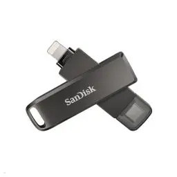 Produktbild: SanDisk iXpand Luxe Flash-Laufwerk 2-in-1 iPhone Speicher 128 GB (iPad kompatibel, automatisches Backup, USB-C und Lightning Anschluss, Passwortschutz, iXpand App)