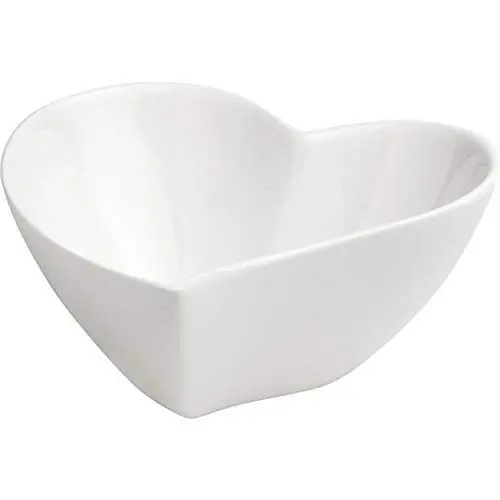 Produktbild: Sandra Rich 1590-14 Heart Herzschale, Porzellan, H 6cm, 14x14cm, weiß (1 Stück)