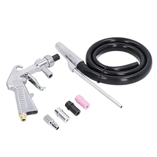 Produktbild: Sandstrahler Sandstrahlpistolen-Kit Schlauchdüsenanschluss Sandstrahlkabinen Sandsaugrohr