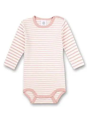 Produktbild: Sanetta Body Langarm Rosa | Hochwertiger und nachhaltiger Body für Mädchen aus Bio-Baumwolle. Baby Body 080