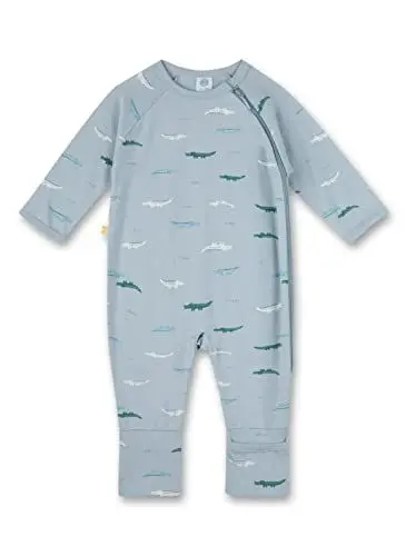 Produktbild: Sanetta Baby-Jungen 221874 Strampler/Overall, dunst, 44