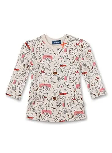 Produktbild: Sanetta Baby-Mädchen 115533 Kinderkleid, Cream, 80