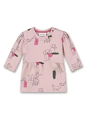 Produktbild: Sanetta Baby-Mädchen 115603 Kinderkleid, Rose, 80