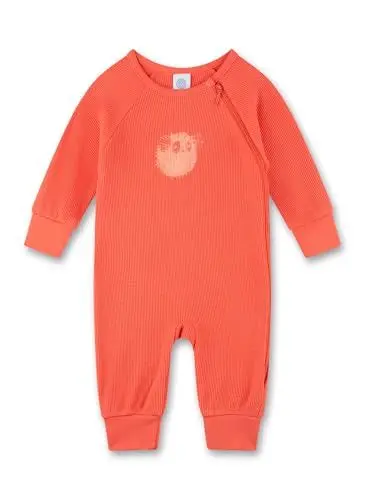 Produktbild: Sanetta Baby-Strampler orange Kugelfisch | Praktischer und bequemer Strampler aus Viskose-Baumwoll-Mix für Mädchen. Baby Overall